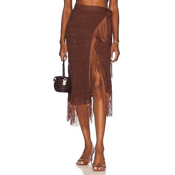 HOUSE OF HARLOW NWT 1960
xREVOLVE Brayden Knit Skirt Medium MSRP $444 - Picture 1 of 6